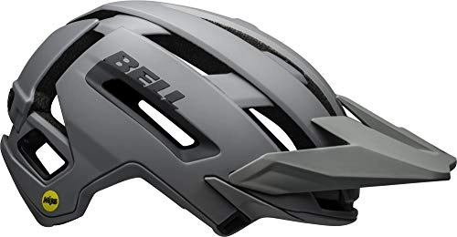 Mountain Bike Helmet : Bell Super Air MIPS Adult MTB Bike Helmet (Matte / Gloss Grays (2020), Large (58-62 cm))