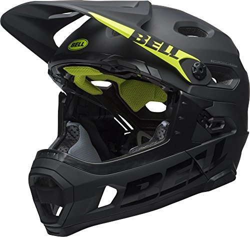 Mountain Bike Helmet : BELL Super DH MIPS Cycling Helmet, Matt / Gloss Black, Medium (55-59 cm)
