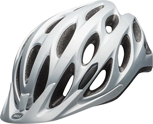 Mountain Bike Helmet : BELL Tracker Cycling Helmet, Matt Silver, Unisize (54-61 cm)