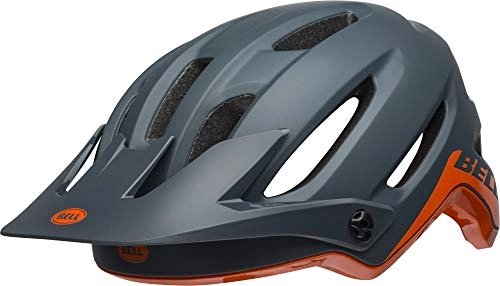 Mountain Bike Helmet : BELL Unisex's 4Forty MIPS MTB Helmet, Cliff-Hanger Matte / Gloss Slate / Orange, Large / 58-62 cm