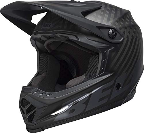 Mountain Bike Helmet : BELL Unisex's 9 MTB Full Face Helmet, Fast House Matte Black, Medium / 55-57 cm