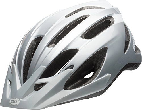 Mountain Bike Helmet : BELL Unisex's Crest Cycling Helmet, Grey / Silver, Unisize 54-61 cm
