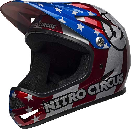 Mountain Bike Helmet : BELL Unisex's Sanction MTB Full Face Helmet, Nitro Circus Gloss, Large / 58-60 cm