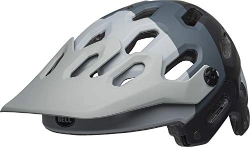 Mountain Bike Helmet : BELL Unisex's Super 3 MTB Helmet, Downdraft Matte Grey, Small / 52-56 cm