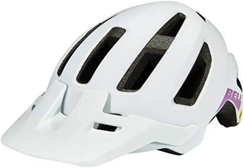 Mountain Bike Helmet : BELL Women's Nomad W Mips Mountain Bike Helmet, Matte White / Purple, standard size
