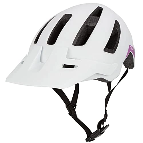 Mountain Bike Helmet : BELL Women's Nomad W Mountain Bike Helmet, Matte White / Purple, standard size