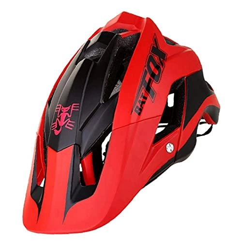 Mountain Bike Helmet : Berrywho Bike Helmet Adjustable Lightweight Bicycle Safety Protection with Vents for Road Mountain Cycle MTB Men Women Red