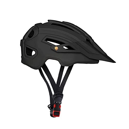 Mountain Bike Helmet : Bicycle Bike Helmet Riding Lightweight Breathable Safety Cap Mountain Road Cycling Equipment for Women Men Outdoor Sport(Black)