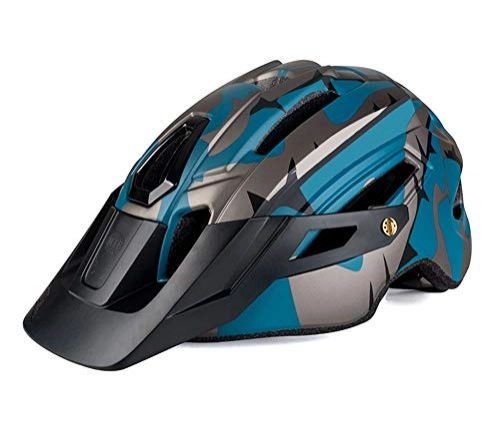 Mountain Bike Helmet : Bicycle Helmet Mountain Bike Integrated Riding Helmet Helmet Outdoor Equipment (blue)