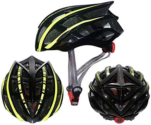 Mountain Bike Helmet : Bicycle Helmet Riding Helmet Road Helmet Mountain Bike Helmet Men And Women Breathable Safety Helmet Effective xtrxtrdsf (Color : Yellow)
