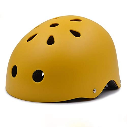 Mountain Bike Helmet : Bicycle Helmet Round MTB Bike Helmet Kids / Adults Men Women Sport Accessory Cycling Helmet Adjustable Head Size Mountain Road Bicycle Helmet yellow
