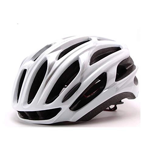 Mountain Bike Helmet : Bicycle Helmet Ultralight Racing Cycling Helmet with Sunglasses Intergrally-molded MTB Bicycle Helmet Outdoor Sports Mountain Road Bike Helmet White