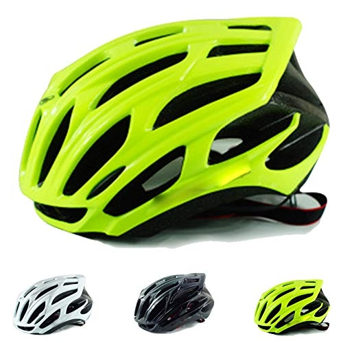 Mountain Bike Helmet : Bicycle Helmet Unisex, Bike Helmet Adult-CE Certified, Cycling Helmet Safety Protection Bicycle Helmets Adjustable Size for Men Women Mountain Bike Helmet Skateboard Riding Equipment, Green, M
