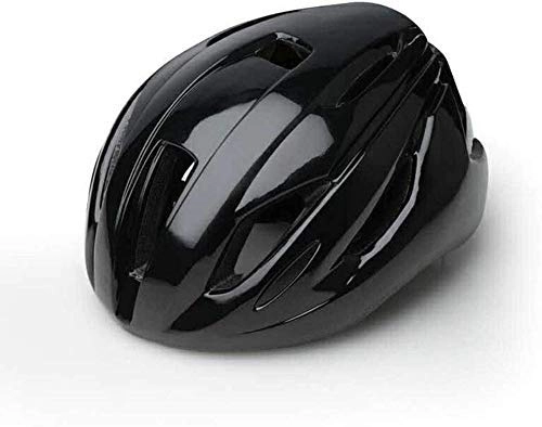 Mountain Bike Helmet : Bicycle Pneumatic Helmet Mountain Bike Integrated Helmet Road Bike Ultra Light Riding Helmet Riding Equipment Effective xtrxtrdsf (Color : Black)