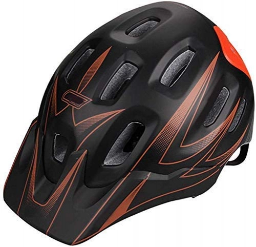 Mountain Bike Helmet : Bicycle Race Helmet Super Thick Mountain Bike Ventilation Breathable Helmet Unisex Effective xtrxtrdsf (Color : Black)