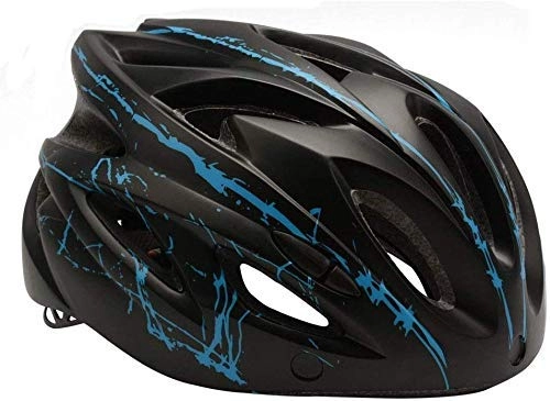 Mountain Bike Helmet : Bicycle Riding Magnetic With Goggles Helmet Mountain Bike Integrated Molding Helmet Outdoor Riding Equipment Effective xtrxtrdsf (Color : Blue)