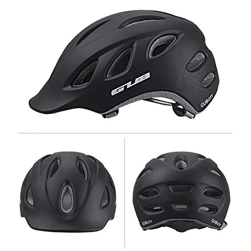 Mountain Bike Helmet : Bike Helmet 56-60CM with Visor, Sport Headwear, 18 Vents, Cycling Bicycle Helmets Adjustable Lightweight Adults Mens Womens Ladies for BMX Skateboard MTB Mountain Road Bike Safety
