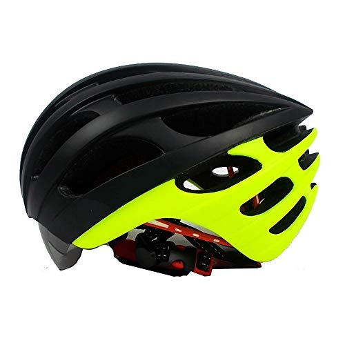 Mountain Bike Helmet : Bike Helmet, Adult Bicycle Helmet, Road Cycling Helmet, Men and Women Mountain Bike Helmet MTB Helmets, Detachable Visor, Adjustable Size for Men / Women, 20.87-24 Inches