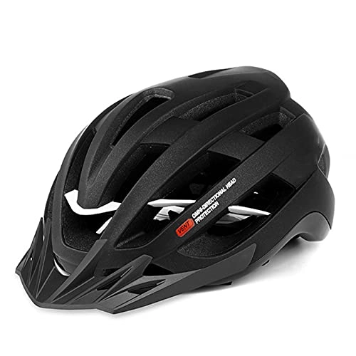 Mountain Bike Helmet : Bike Helmet Cycle Helmet Mens Helmet Bike Adults In-Mold All-Terrain Ultralight Road Bike MTB Racing Cycling Helmet, Black