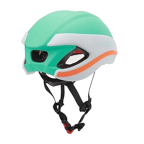 Mountain Bike Helmet : Bike Helmet, Fine Workmanship Breathable Toughness Mountain Bike Helmet Impact Resistant for Scooter(Blue and White)