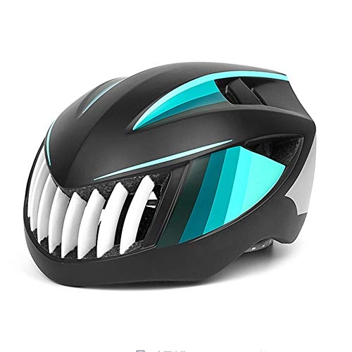 Mountain Bike Helmet : Bike Helmet, Safety Protection Comfortable Lightweight Cycling Mountain and Road Bicycle BMX Helmets with Reflective Stripe, for Adult Men Women (57-62CM)