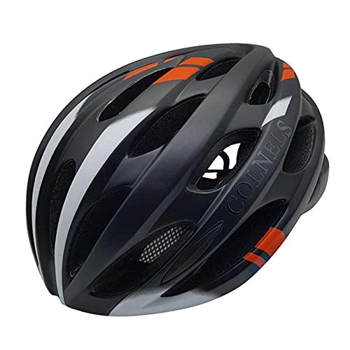 Mountain Bike Helmet : Bike Helmet, Urban And Mountain Cycle Helmet with 25 Vents And Mesh Lining, Men And Women Adjustable Bike Helmet with Rechargeable Warning Light, 58~62Cm