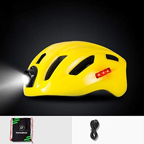 Mountain Bike Helmet : BlackUdragon ROCKBROS Outdoor Sports Helmet With Light Mountain Bike Riding Safety Helmet For Cycling Bike Bicycle Riding