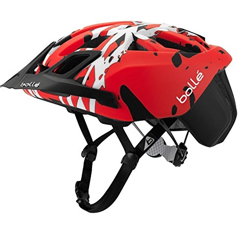 Mountain Bike Helmet : bollé Unisex's THE ONE MTB Cycle Helmets, Black & Red, Size