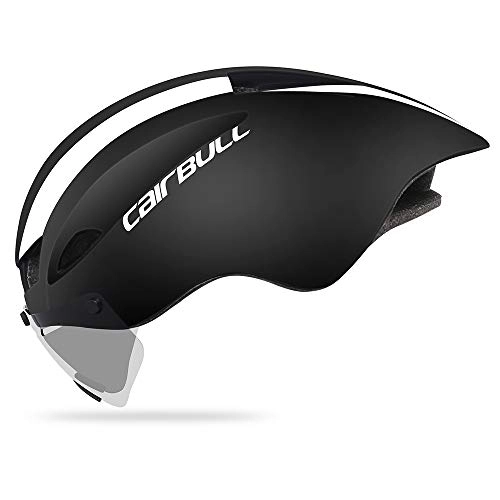 Mountain Bike Helmet : Cairbull Men / Women In-Mold Cycling Helmet with Sun Visor L(56-61) cm Road Mountain Bike Pneumatic TT Racing Riding Helmet