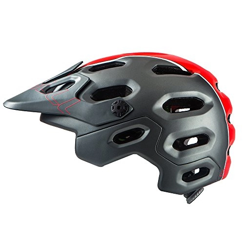 Mountain Bike Helmet : Cairbull SUPERCROSS Super Lightweight Bike Helmets 54-58cm Bicycle Helmet Mountain Cycling Helmet Black Orange (Gray, M)
