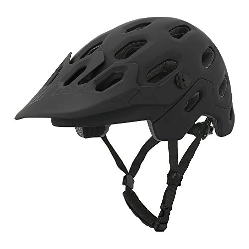Mountain Bike Helmet : Cairbull SUPERCROSS Super Lightweight MTB Bike Helmets 54-58cm Bicycle Helmet Mountain Cycling Helmet (New Black, L)