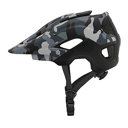 Mountain Bike Helmet : camouflage net Cycling Helmet Bike Helmet for Adults, Lightweight Bicycle Helmet Adjustable Riding Helmet for Cycling Biking Skating Adult Men Women (Fits Head Sizes 58-62 cm) (Camo)