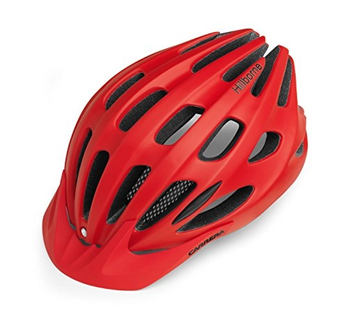 Mountain Bike Helmet : Carrera Unisex's Hill Borne 2.13 Mountain Bike Helmet-Red Matte, 54-57 cm