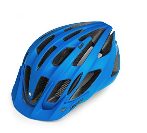 Mountain Bike Helmet : Carrera Unisex's Shake 2.13 Mountain Bike Helmet-Blue Matte, 54-57 cm