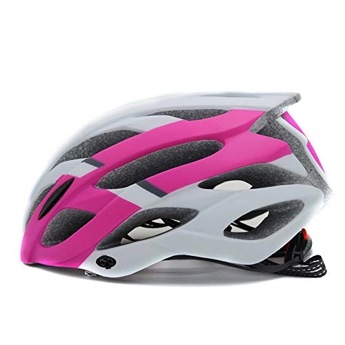 Mountain Bike Helmet : CF Designs FCC Outdoor Supplies Mountain Bike Helmet Riding Equipment Riding Helmet Roller Skating Helmet Men And Women protection (Color : Pink)
