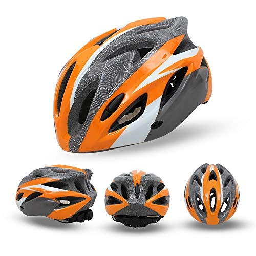 Mountain Bike Helmet : CFmoshu Helmet MTB Road Mountain Bicycle Helmet Adult Men Women Bike Helmet Double Shell Design Road Cycling Fits Head Sizes 56-59CM
