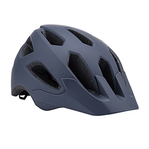 Mountain Bike Helmet : CGBF-Mountain Bike Helmet, MTB Cycle Helmet with USB Rear Light, Lightweight Adjustable Helmets for Adults Men Women, Gray, 54~58CM