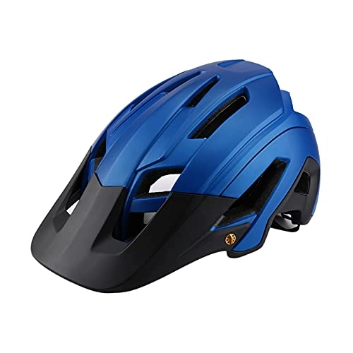 Mountain Bike Helmet : CHHNGPON Riding helmet Cycling Helmet Women Men Bicycle Helmet MTB Bike Mountain Road Cycling Safety Outdoor Sports Cycling Helmet (Color : Blue black)