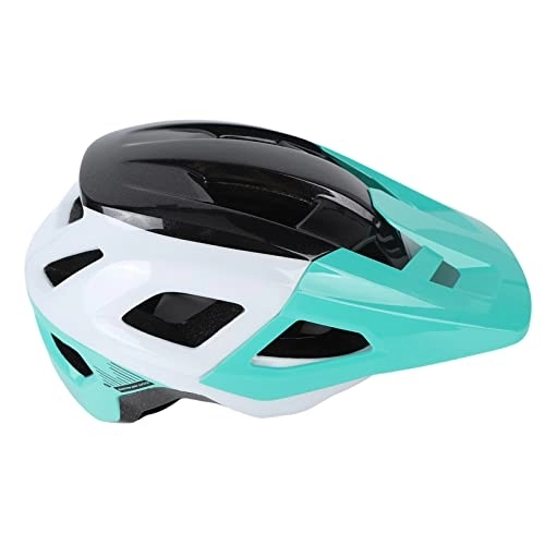 Mountain Bike Helmet : CHICIRIS Mountain Bike Helmet, Portable 13 Ventilation Ports One Piece Molding Adult Bike Helmets for Outdoor for Women (Green)