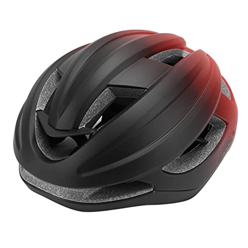 Mountain Bike Helmet : CHICIRIS Road Bicycle Helmet, 3D Keel Mountain Bike Helmet Impact Resistance XXL for Riding (Gradient Black Red)