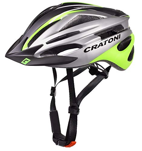 Mountain Bike Helmet : Cratoni Pacer+ Bicycle Helmet, black-anthracite-lime, (L-XL (58-62 cm)