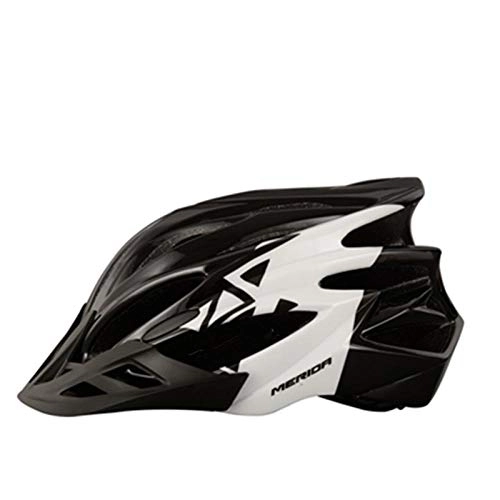 Mountain Bike Helmet : CYCC Mountain road bike riding helmet, one-piece bicycle safety helmet, bicycle equipment, comfortable and breathable, low wind resistance-One size_white
