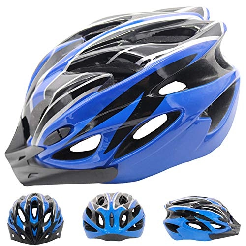 Mountain Bike Helmet : CYCC Ultra-light road bike helmet, cycling, mountain bike, integrated men and women-One size_C blue