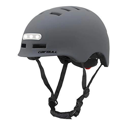 Mountain Bike Helmet : Cycle Helmet, Lightweight Bicycle Helmet, Skateboard Helmet Adjustable Mountain & Road Bike Helmets, 14 Vents With Adjustable Strap & Front Rear Lights For Mens Womens (Fits Head Sizes 54-61CM)