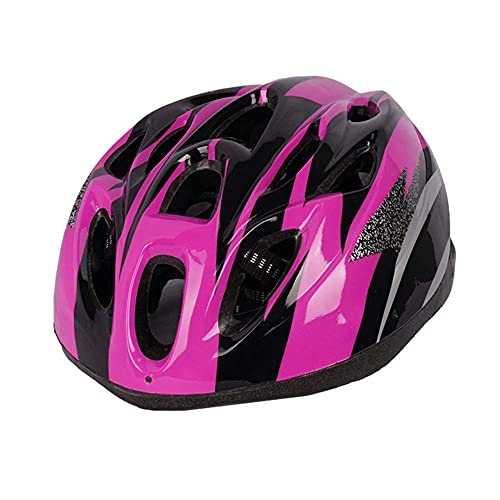Mountain Bike Helmet : Cycle Helmet, Mountain Bicycle Helmet Adjustable Comfortable Safety Helmet for Outdoor Sport Riding Bike (Fits Head Sizes 54-62Cm) (Color : Pink)