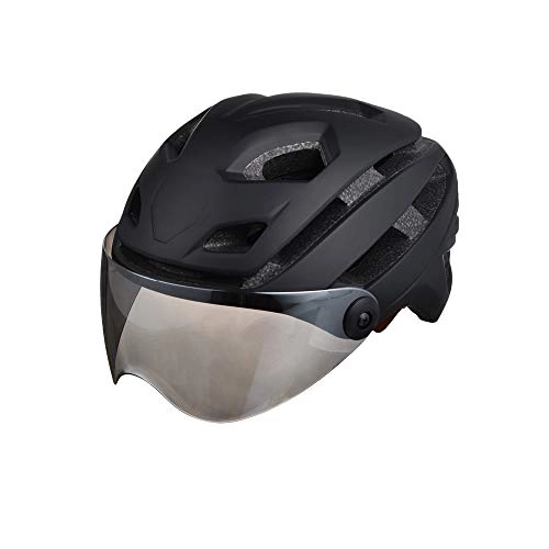 Mountain Bike Helmet : Cycle Helmet MTB Bike Bicycle Helmet with Magnetic Goggles Lightweight Adjustable for Men Women Black