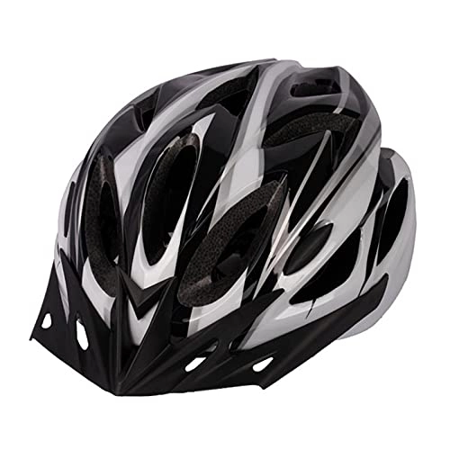 Mountain Bike Helmet : Cycle Helmet with Detachable Visor Bicycle MTB Helmets Adjustable Cycling Bicycle Helmets for Adult Men&Women Sport Riding Bike, Black
