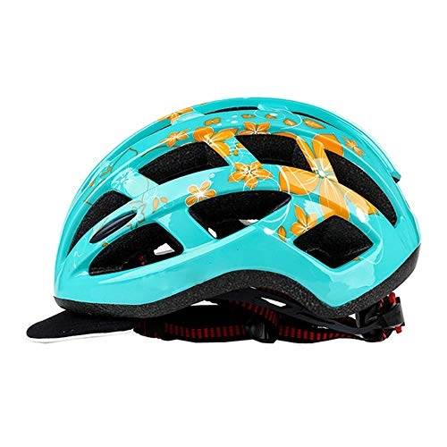 Mountain Bike Helmet : Cycle Helmet Yuan Ou Blue Bike Ultralight Cycling Integrally-molded Bicycle Mtb Road Riding Safety l 657-blue