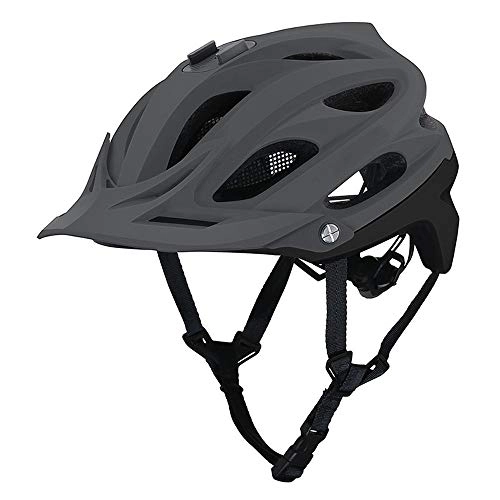 Mountain Bike Helmet : Cycling Bike Helmet, Easy Attached Visor Safety Protection Comfortable Lightweight Mountain Road Bicycle Helmets for Adult Men Women (55-61CM)