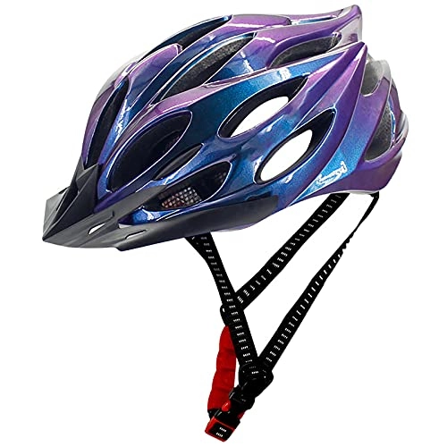 Mountain Bike Helmet : Cycling Helmet MTB Bike Helmet Breathable Bicycle Safety Helmet with Rear Light and Sun Visor Sports Helmet for Women Men
